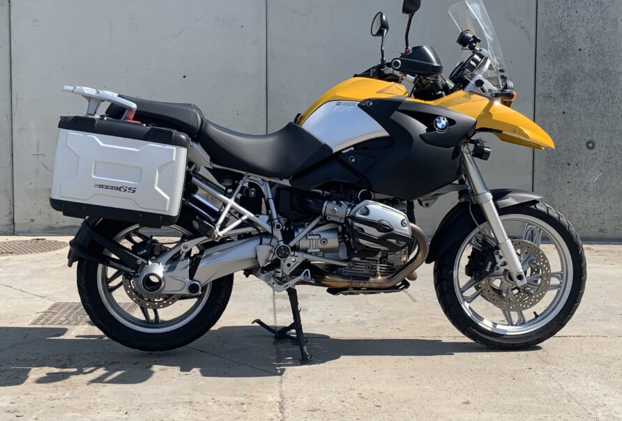 BMW R 1200 GS cases Yellow09