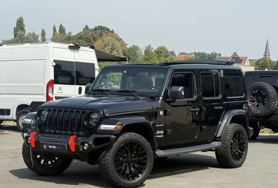 Jeep Wrangler Sahara Unlimited "Sky One Touch Powertop" Lichte vracht