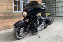 Harley Davidson street glide streetglide ape hanger matt black mattblack waregemmotors waregem motors05