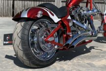 SAXON SS HARLEY DAVIDSON REDFLAMES CUSTOM02