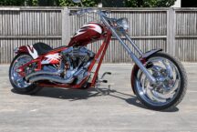 SAXON SS HARLEY DAVIDSON REDFLAMES CUSTOM21