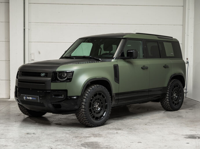 Defender D250 X-Dynamic Matt Military Green Matt Hood + roof