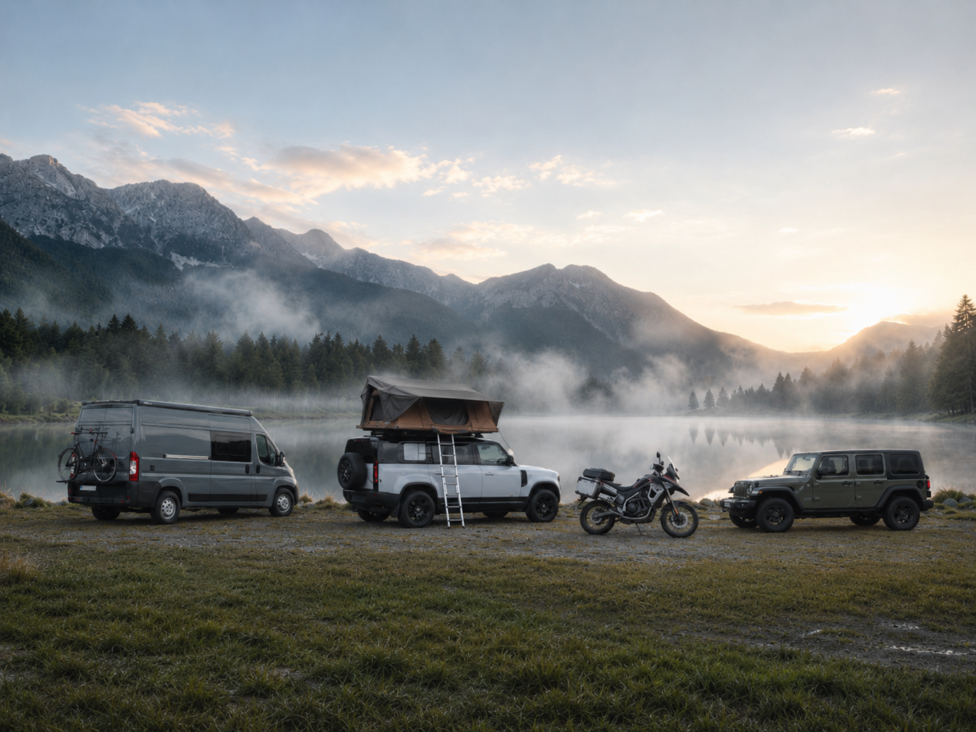 Auto, camper of moto, met welk adventure kunnen we je op op weg helpen?